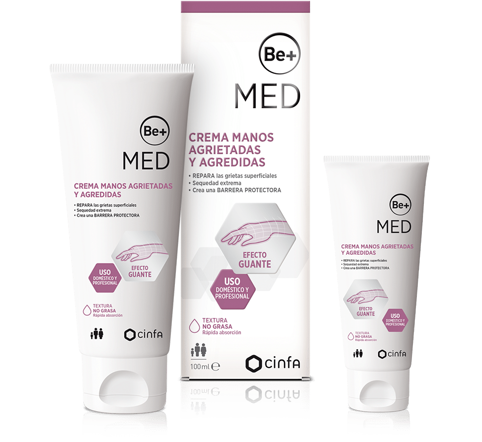 Crema manos agrietadas y agredidas