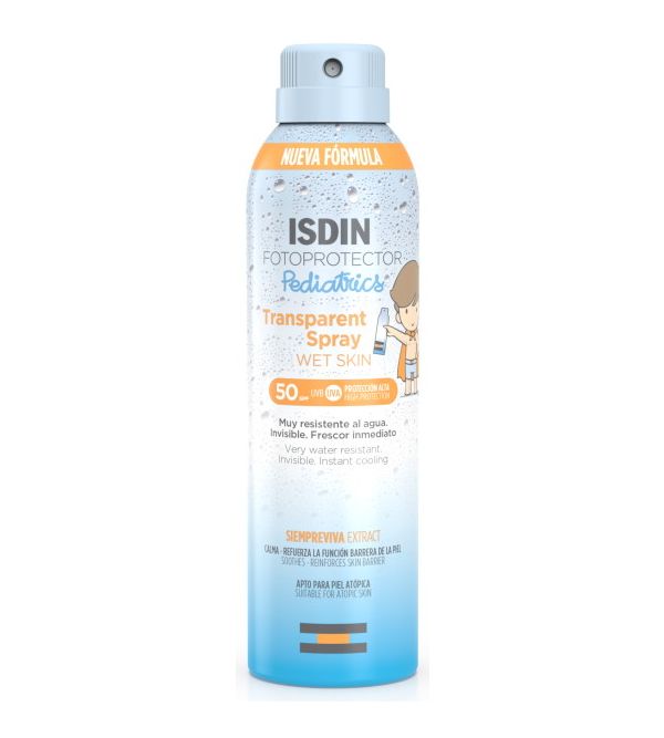 Transparent Spray Wet Skin Pediatrics SPF 50