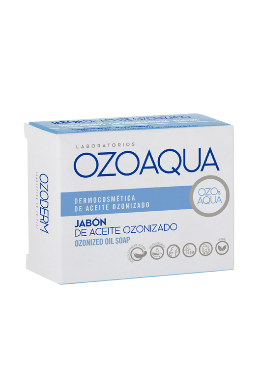 Jabón de aceite ozonizado en pastilla