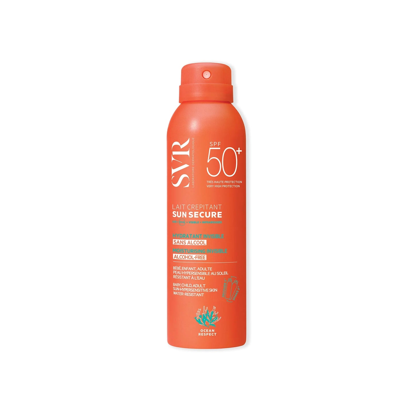 SUN SECURE Lait Crépitant SPF50+