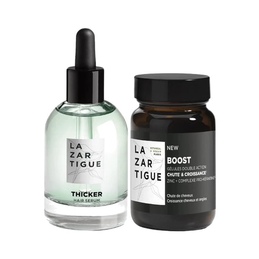 Set Thicker serum anticaída 50 ml + cápsulas caída y crecimiento 30 cápsulas