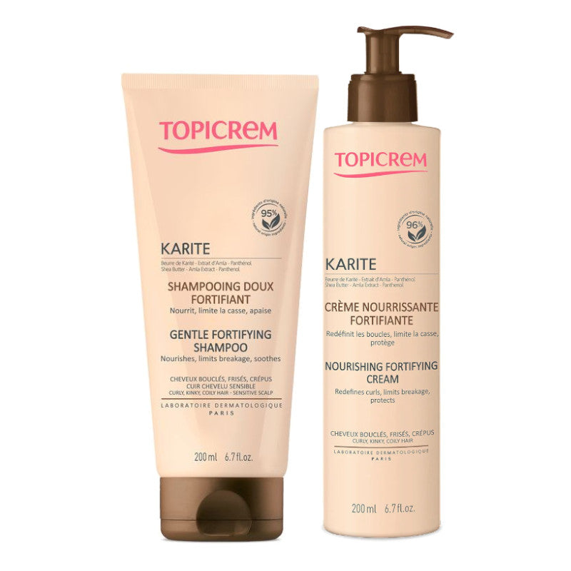 Topicrem pack Karité champú 200ml + Crema nutritiva 200ml