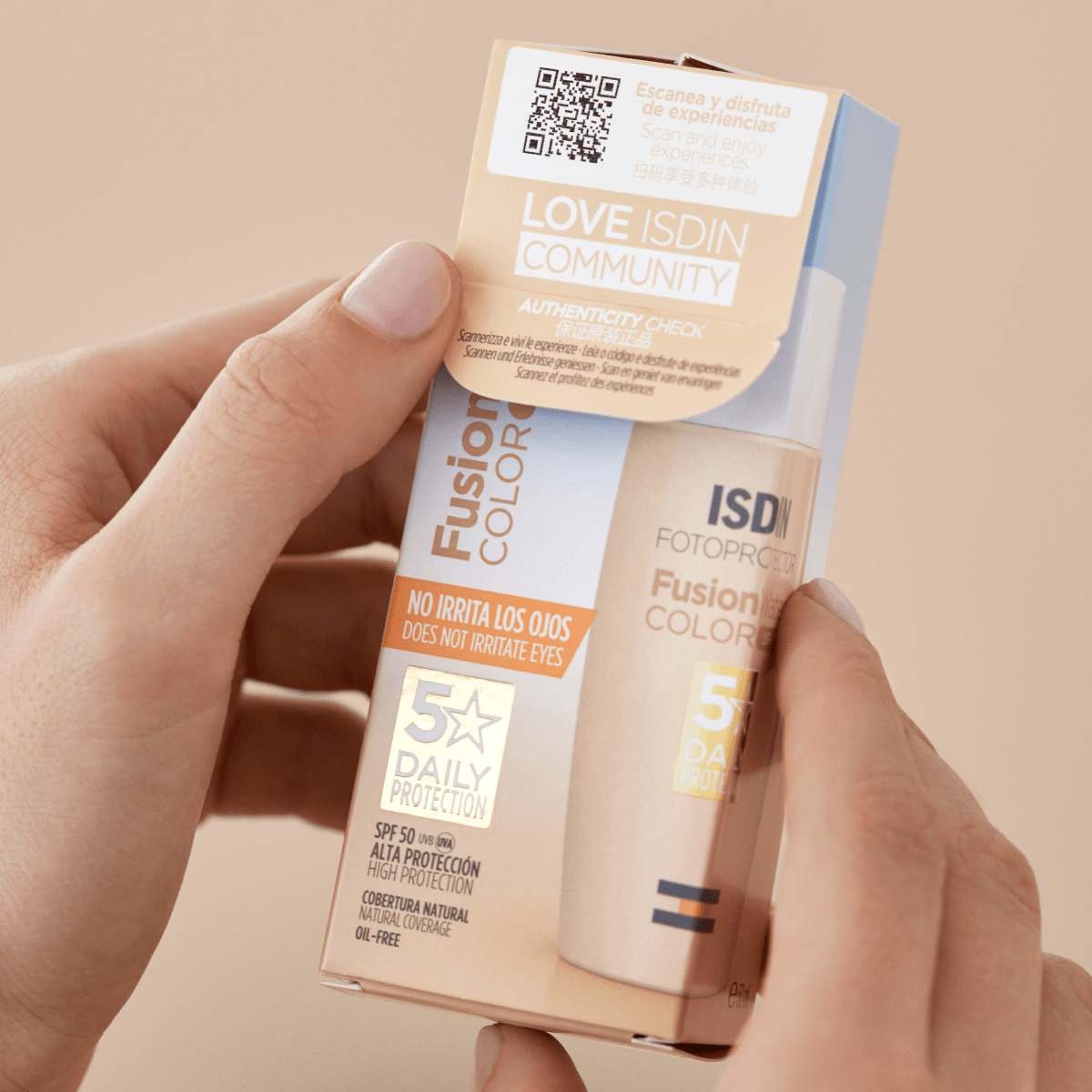 Fotoprotector ISDIN Fusion Water Color Light SPF 50