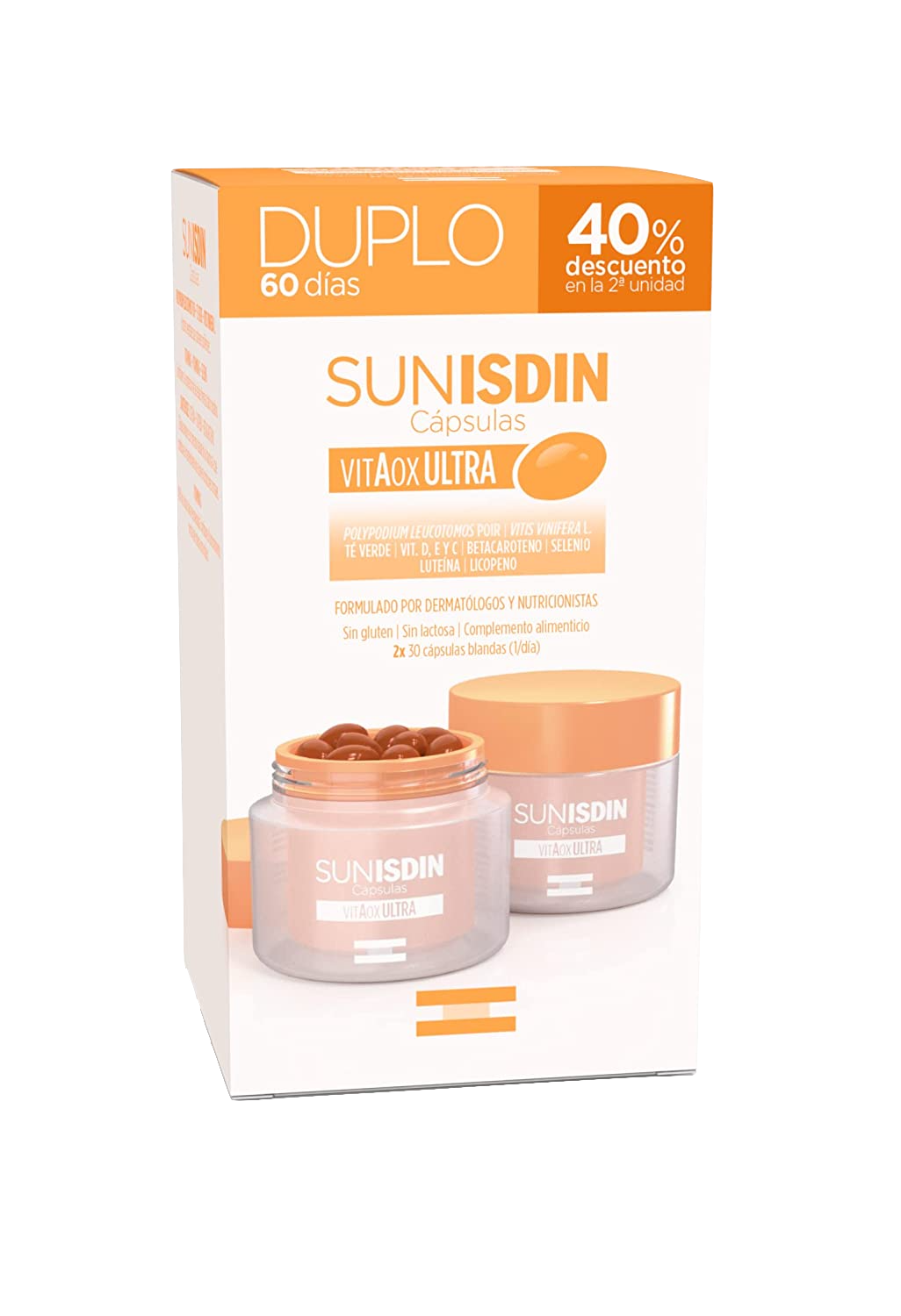 SunISDIN Duplo Cápsulas 60 días