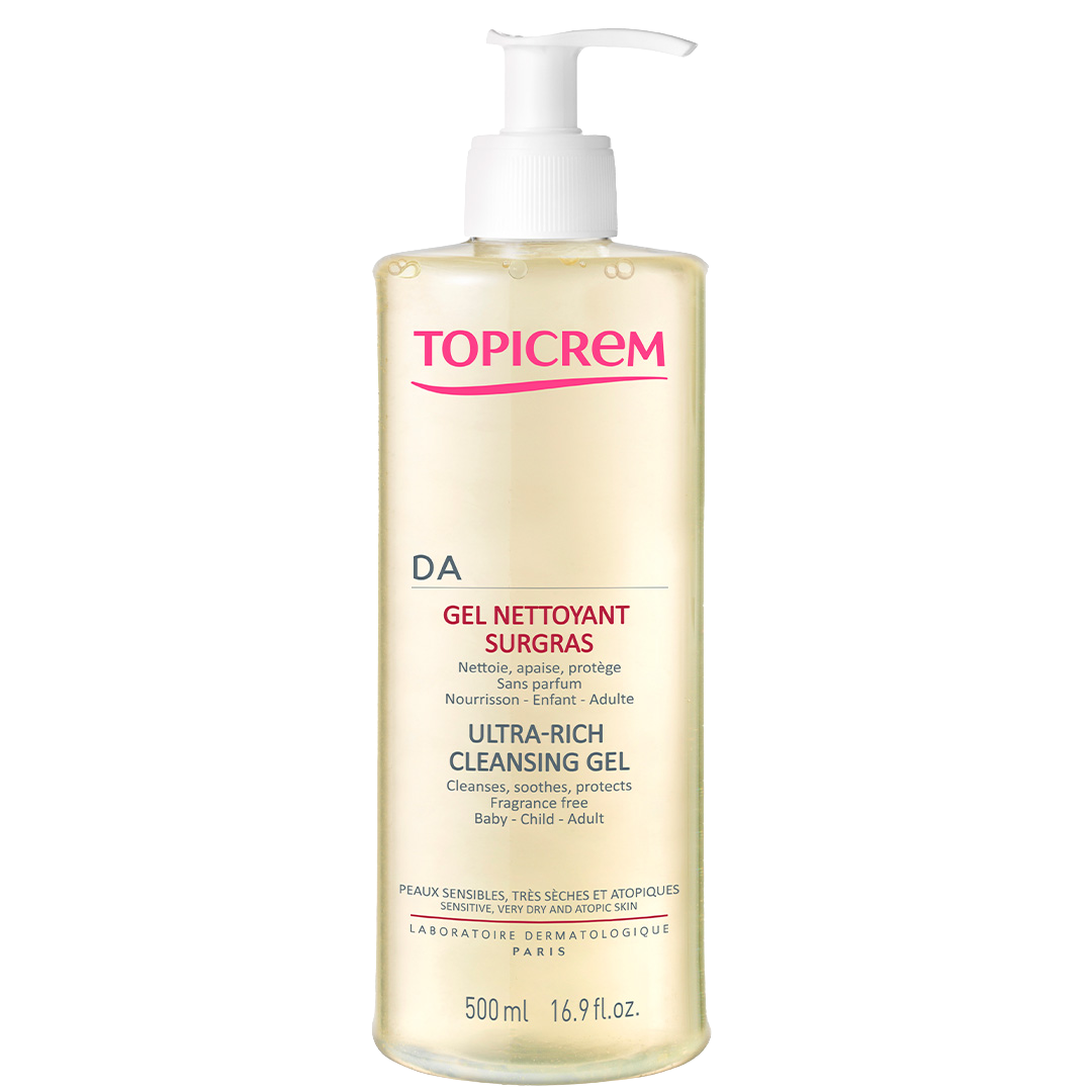 Topicrem DA Gel Limpiador Sobreengrasante 500 ml