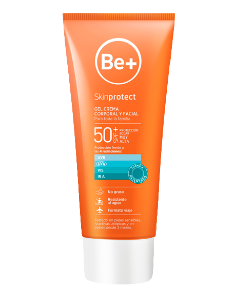 Be+ Skinprotect Gel Crema Corporal y Facial SPF50+