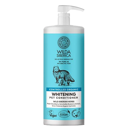 Acondicionador para pelo blanco para mascotas