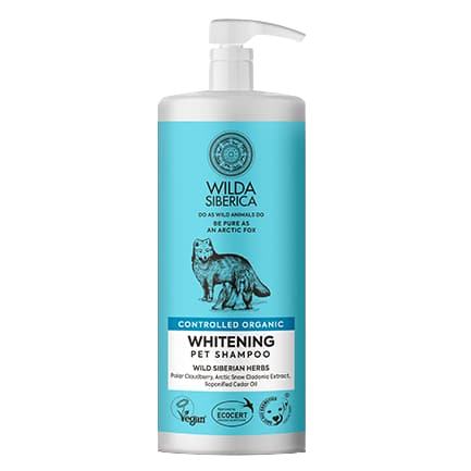 Champú para pelo blanco para mascotas
