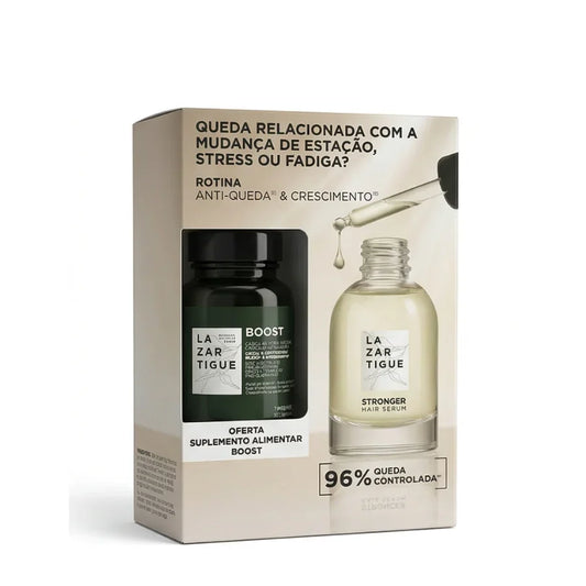 Set Stronger serum anticaída 50 ml + cápsulas caída y crecimiento 30 cápsulas