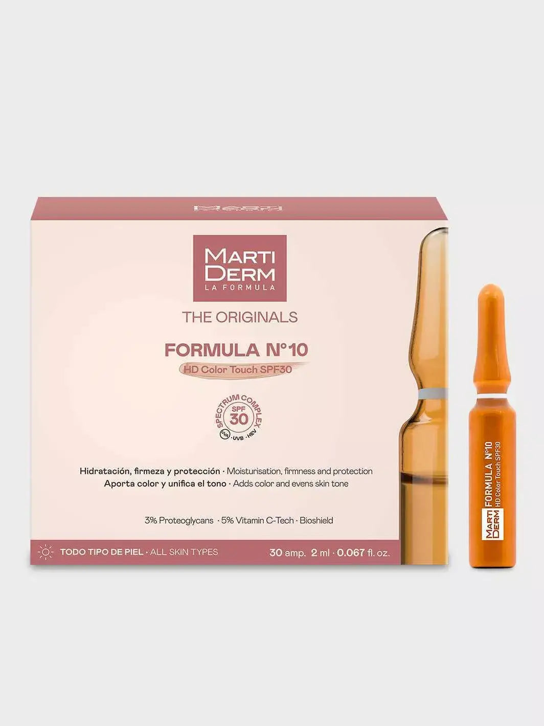Ampollas FORMULA Nº10 HD Color Touch SPF 30