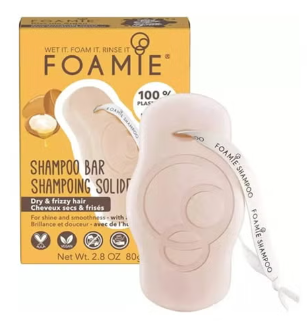 Foamie Barra Champú Pelo Seco Rizado