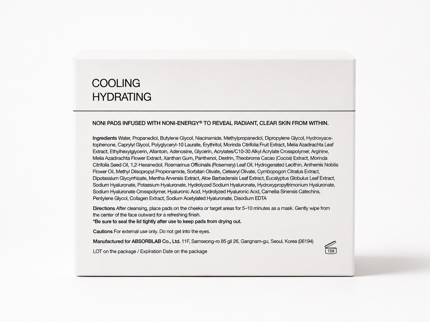 Noni Calming Glow Pad
