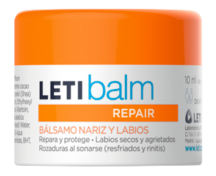 LETIbalm pediátrico, bálsamo reparador nariz y labios